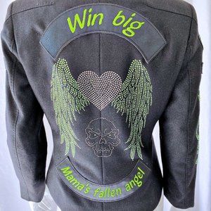 Poison - Fallen Angel Rhinestone Versace Jacket